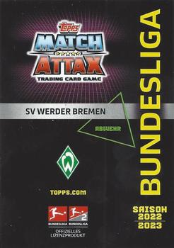 2022-23 Topps Match Attax Bundesliga #97 Mitchell Weiser Back