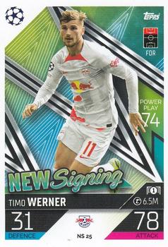 2022-23 Topps Match Attax UEFA Champions League & UEFA Europa League - New Signings #NS25 Timo Werner Front