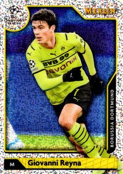 2021-22 Merlin Chrome UEFA Champions League - Speckle Refractor #102 Giovanni Reyna Front