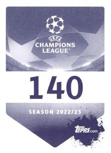 2022-23 Topps UEFA Champions League Sticker Collection #140 Ben Chilwell Back