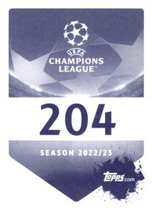 2022-23 Topps UEFA Champions League Sticker Collection #204 Pierre-Emerick Aubameyang Back