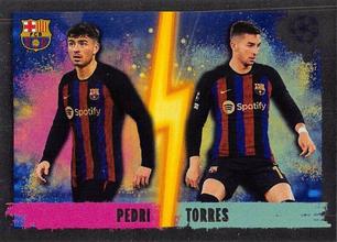 2022-23 Topps UEFA Champions League Sticker Collection #206 Pedri / Ferrán Torres Front