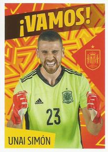 2022 Panini Carrefour Los Idolos de La Roja #7 Unai Simon Front