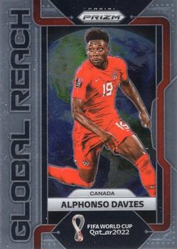 2022 Panini Prizm FIFA World Cup Qatar - Global Reach #3 Alphonso Davies Front