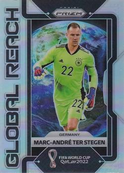 2022 Panini Prizm FIFA World Cup Qatar - Global Reach Silver #2 Marc-Andre ter Stegen Front