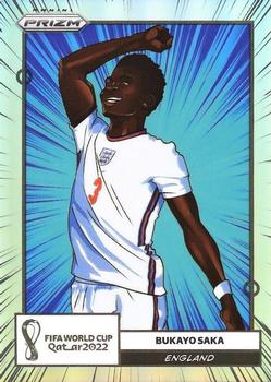 2022 Panini Prizm FIFA World Cup Qatar - Manga #7 Bukayo Saka Front