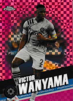 2022 Topps Chrome MLS - Pink X-Fractor #113 Victor Wanyama Front