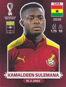 2022 Panini FIFA World Cup Qatar 2022 Stickers Oryx Edition #GHA20 Kamaldeen Sulemana Front