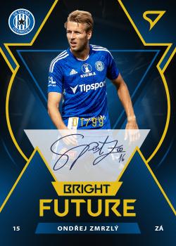 2022-23 SportZoo Fortuna:Liga - Bright Future Auto #BFS-OZ Ondrej Zmrzly Front