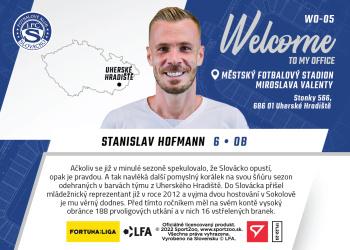 2022-23 SportZoo Fortuna:Liga - Welcome To My Office #WO-05 Stanislav Hofmann Back