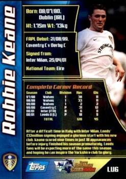 2001-02 Topps Premier Gold 2002 #LU6 Robbie Keane Back