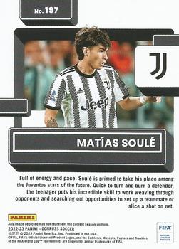 2022-23 Donruss #197 Matias Soule Back