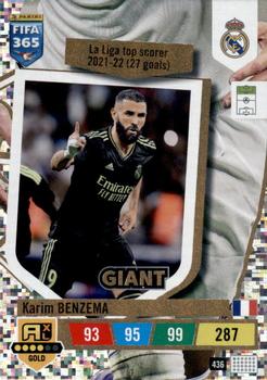 2023 Panini Adrenalyn XL FIFA 365 #436 Karim Benzema Front