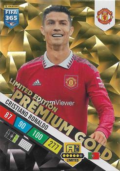 2023 Panini Adrenalyn XL FIFA 365 - Premium Gold Limited Edition #NNO Cristiano Ronaldo Front