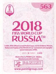 2018 Panini FIFA World Cup: Russia 2018 Stickers (Pink Backs, Made in Italy) #563 Jordan Pickford Back