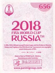 2018 Panini FIFA World Cup: Russia 2018 Stickers (Pink Backs, Made in Italy) #656 Genki Haraguchi Back