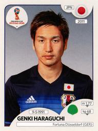 2018 Panini FIFA World Cup: Russia 2018 Stickers (Pink Backs, Made in Italy) #656 Genki Haraguchi Front