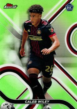 2022 Finest MLS - Neon Green Refractor #6 Caleb Wiley Front