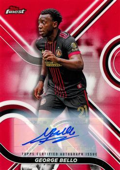 2022 Finest MLS - Base Set Autographs Red #69 George Bello Front