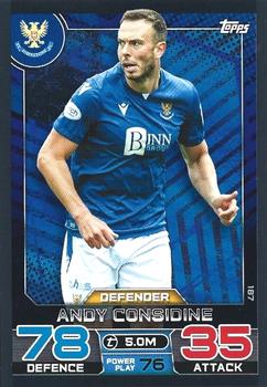 2022-23 Topps Match Attax SPFL - Midnight Black #187 Andy Considine Front