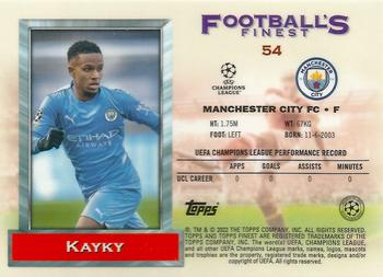 2021-22 Topps Finest Flashbacks UEFA Champions League #54 Kayky Back