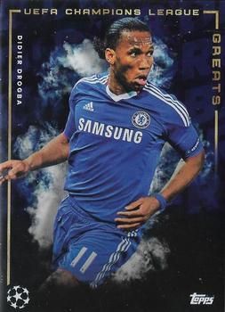 2022 Topps José Mourinho Platinum Curated UEFA Club Competitions #NNO Didier Drogba Front