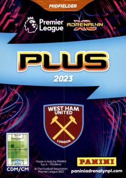 2023 Panini Adrenalyn XL Premier League Plus #334 Declan Rice Back