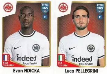 2023 Panini FIFA 365 The Golden World of Football #249 Evan Ndicka / Luca Pellegrini Front