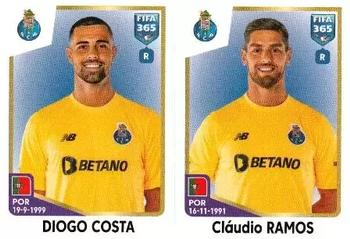 2023 Panini FIFA 365 The Golden World of Football #390 Diogo Costa / Cláudio Ramos Front