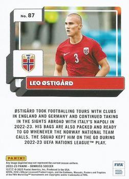 2022-23 Donruss - Silver #87 Leo Ostigard Back