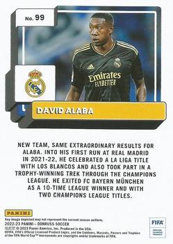 2022-23 Donruss - Silver #99 David Alaba Back