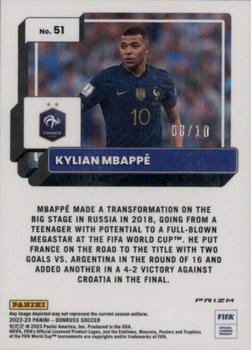 2022-23 Donruss - Optic Gold #51 Kylian Mbappe Back