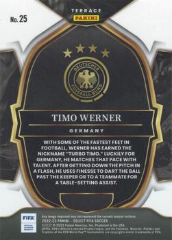 2022-23 Panini Select FIFA #25 Timo Werner Back