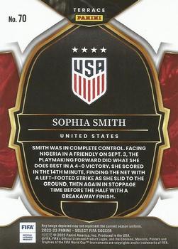 2022-23 Panini Select FIFA #70 Sophia Smith Back