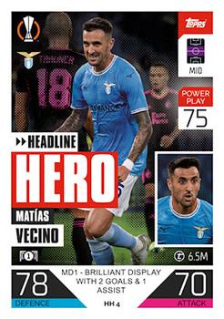 2022-23 Topps Match Attax UEFA Champions League & UEFA Europa League Extra - Headline Hero #HH 4 Matías Vecino Front