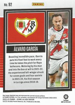 2022-23 Score LaLiga Santander #92 Alvaro Garcia Back