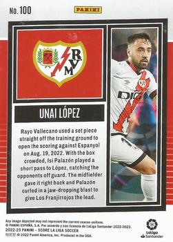 2022-23 Score LaLiga Santander #100 Unai Lopez Back