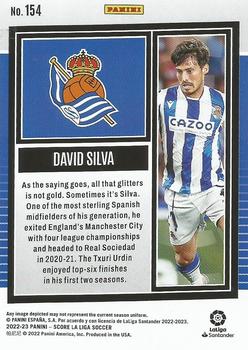 2022-23 Score LaLiga Santander #154 David Silva Back