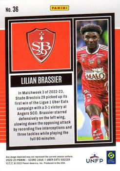 2022-23 Score Ligue 1 Uber Eats - Lasers #36 Lilian Brassier Back