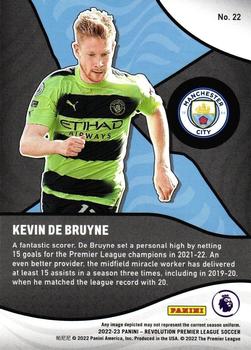 2022-23 Panini Revolution Premier League - Shock Wave #22 Kevin De Bruyne Back