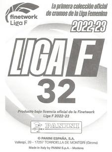 2022-23 Panini Finetwork Liga F #32 Escudo Back