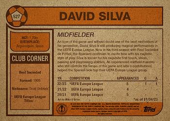 2023 Topps Living UEFA Club Competitions #527 David Silva Back