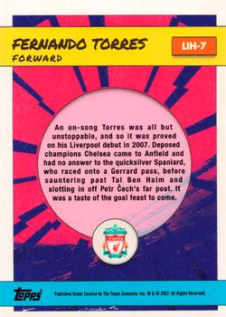2022-23 Topps Liverpool Fan Set - Heroes #LIH-7 Fernando Torres Back
