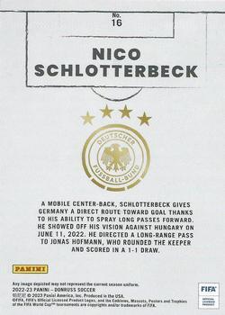 2022-23 Donruss - Craftsmen Orange #16 Nico Schlotterbeck Back