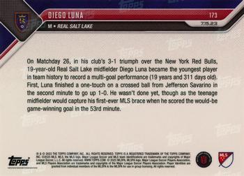 2023 Topps Now MLS - Red #173 Diego Luna Back