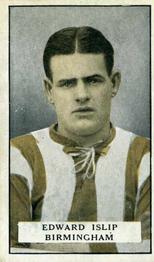 1925 Gallaher Famous Footballers #22 Edward Islip Front