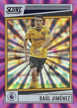 2022-23 Score Premier League - Purple Laser #198 Raul Jimenez Front