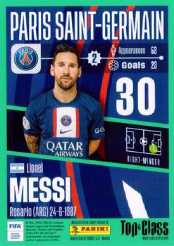 2023 Panini Top Class #98 Lionel Messi Back