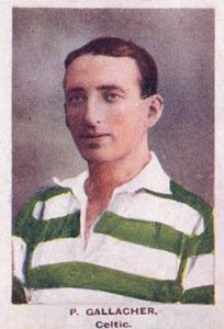 1923 Adventure Famous Club Colours & Players #NNO Patsy Gallacher Front