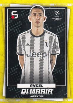 2022-23 Topps UEFA Club Competitions Superstars - Common Yellow #91 Angel Di Maria Front